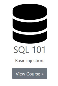 SQL injection 101