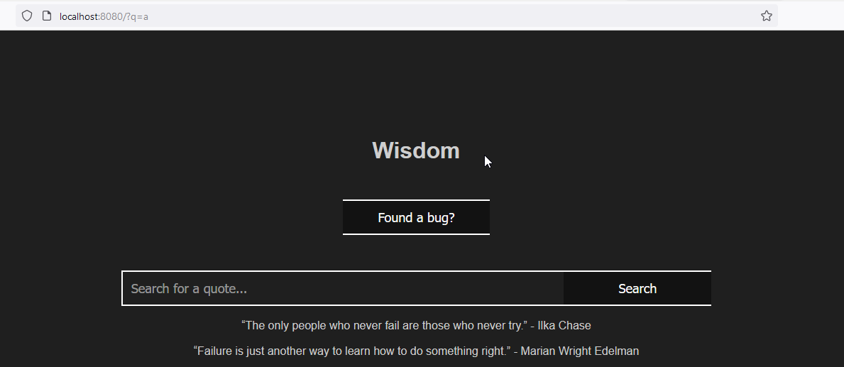 Wisdom website